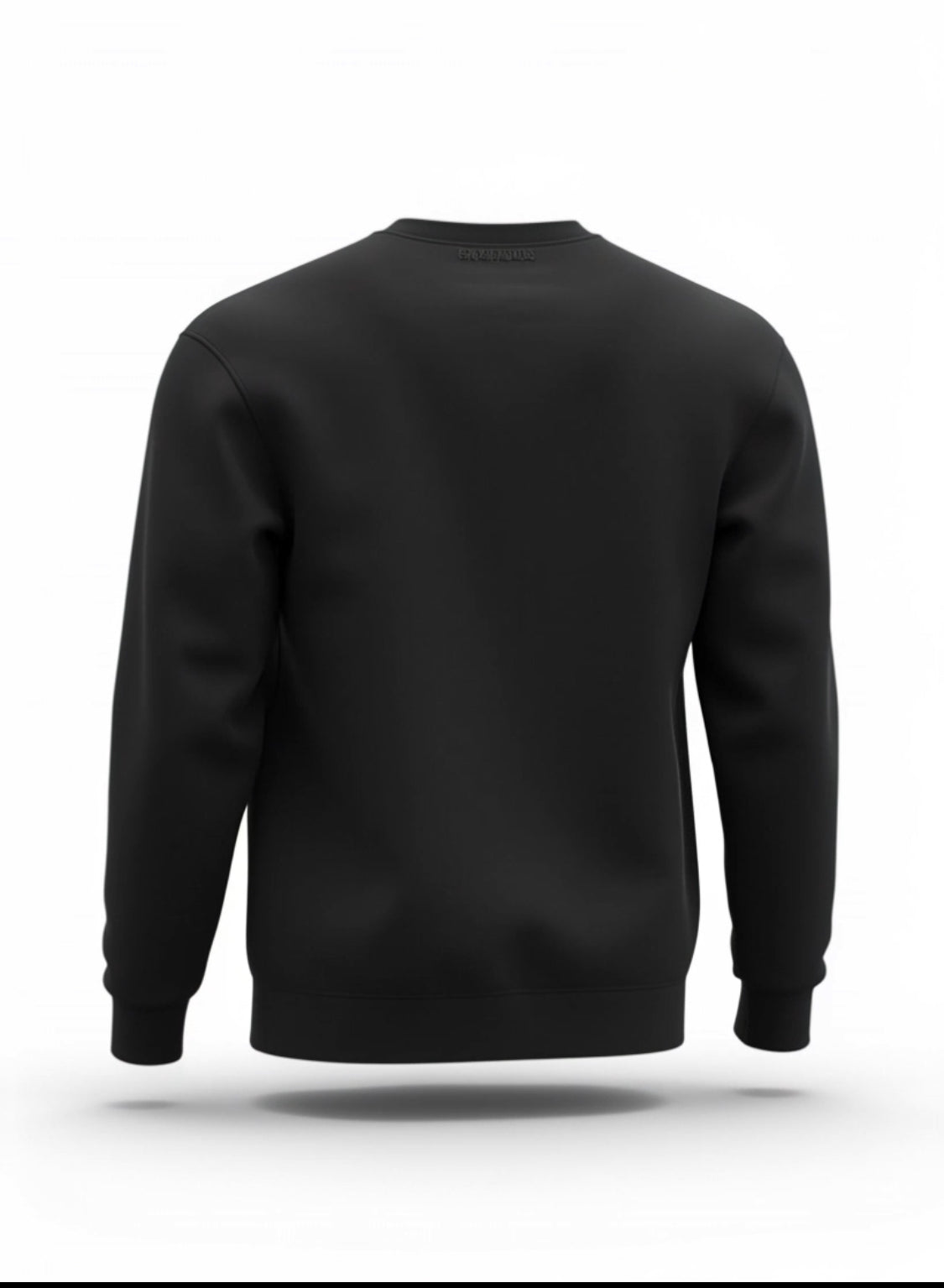 Black KRUZ PORTA sweater with silver design