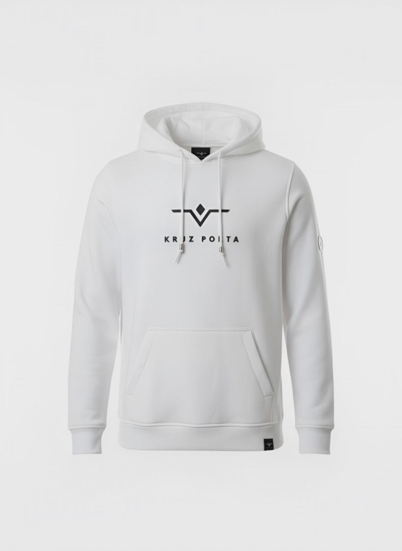Artic white KRUZ PORTA hoodie